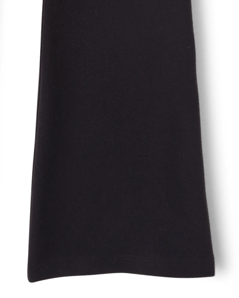 Girls Foldover Flare Leggings