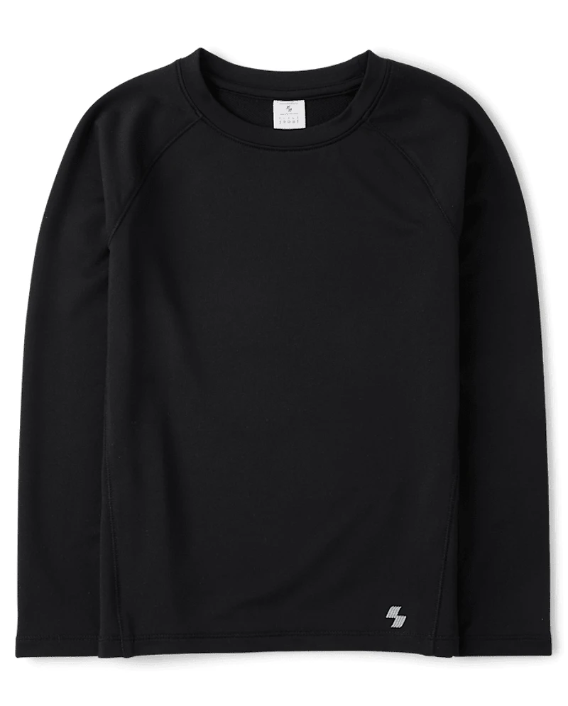 Boys Quick Dry Cozy Active Layering Tee