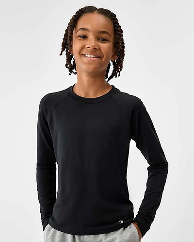 Boys Quick Dry Cozy Active Layering Tee