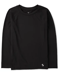 Boys Quick Dry Active Layering Tee