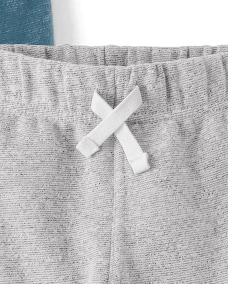 Baby And Toddler Boys Fleece Jogger Pants 3-Pack