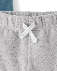 Baby And Toddler Boys Fleece Jogger Pants 3-Pack