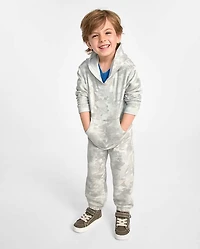 Baby And Toddler Boys Camo Premium Fleece Jogger Pants