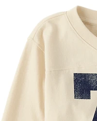 Girls Varsity Sueded Top