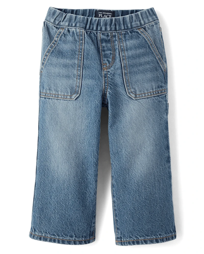 Baby And Toddler Boys Pull On Baggy Jeans
