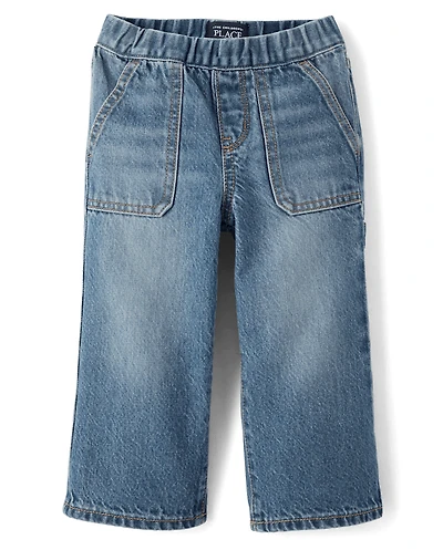 Baby And Toddler Boys Pull On Baggy Jeans