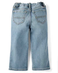 Baby And Toddler Boys Racecar Doodle 90s Loose Jeans