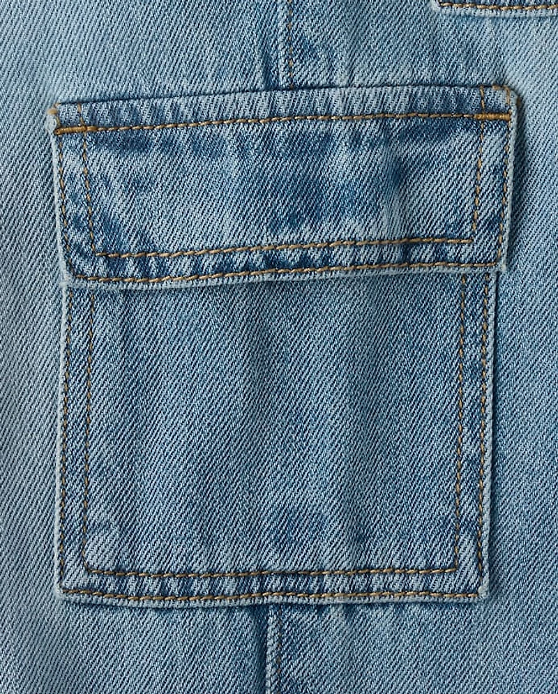 Baby And Toddler Boys Baggy Pull On Cargo Barrel Jeans