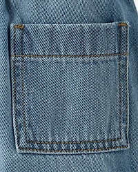 Baby And Toddler Boys Baggy Pull On Cargo Barrel Jeans