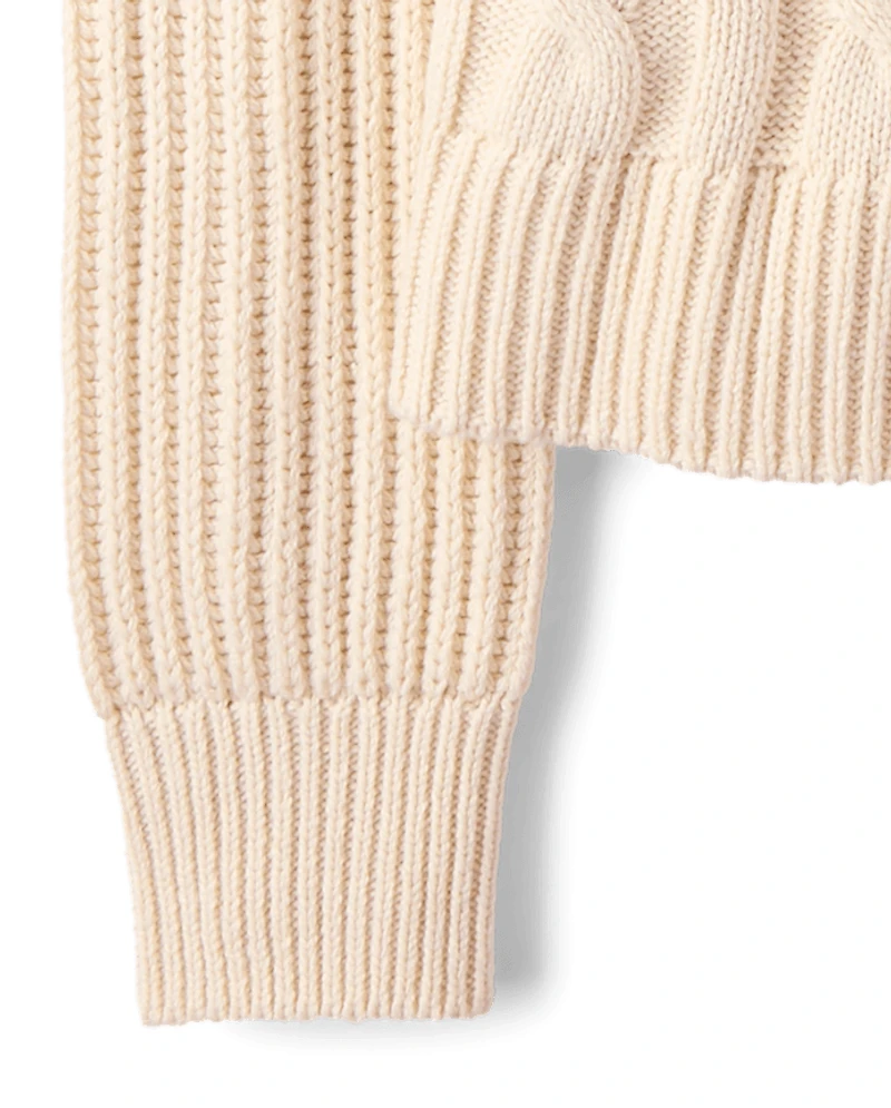 Pull à franges pour filles