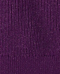 Girls Shimmer Stitched Raglan Sweater