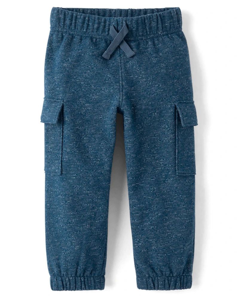 Baby And Toddler Boys Fleece Cargo Jogger Pants