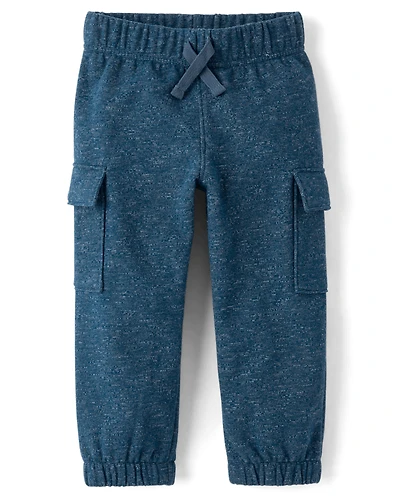 Baby And Toddler Boys Fleece Cargo Jogger Pants