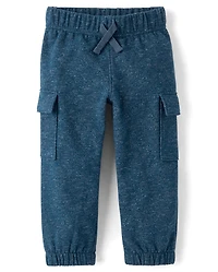 Baby And Toddler Boys Fleece Cargo Jogger Pants