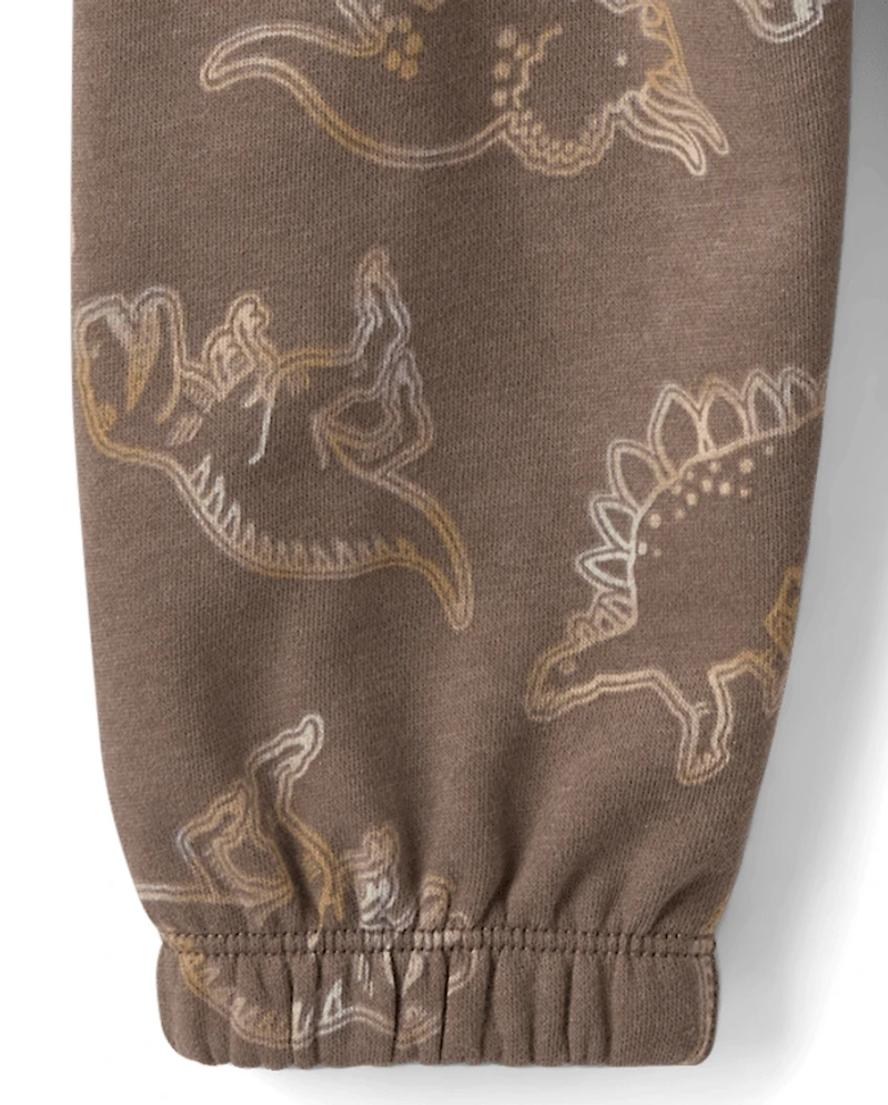 Baby And Toddler Boys Print Premium Fleece Jogger Pants