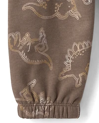 Baby And Toddler Boys Print Premium Fleece Jogger Pants