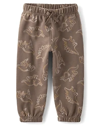 Baby And Toddler Boys Print Premium Fleece Jogger Pants