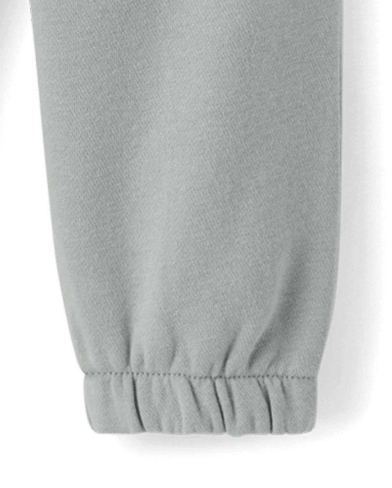 Baby And Toddler Boys Premium Fleece Jogger Pants 3-Pack