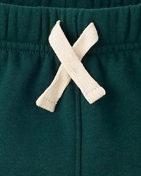 Baby And Toddler Boys Side Stripe Premium Fleece Jogger Pants