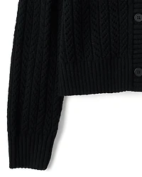 Girls Pointelle Cardigan