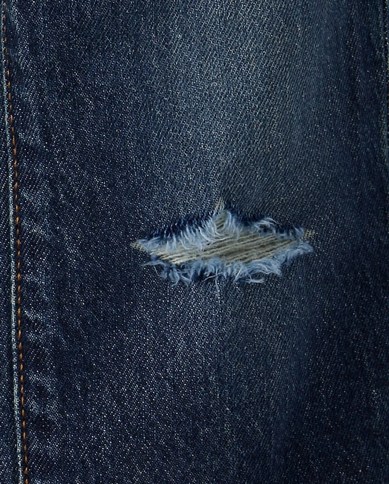 Baby And Toddler Boys Ripped Straight Jeans