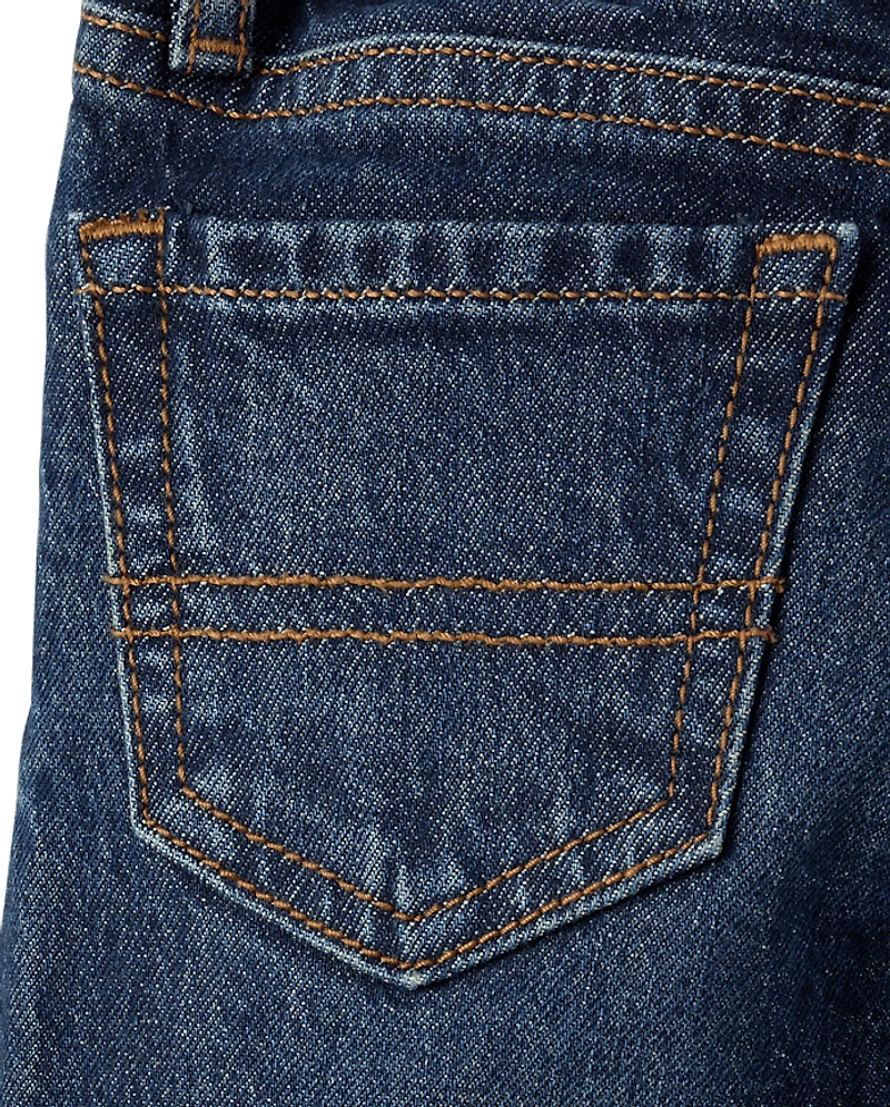 Baby And Toddler Boys Ripped Straight Jeans