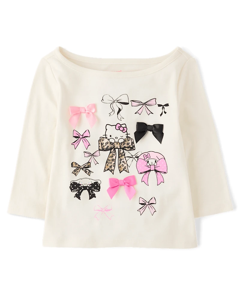 Haut à manches coudes Hello Kitty® et ses amis pour filles