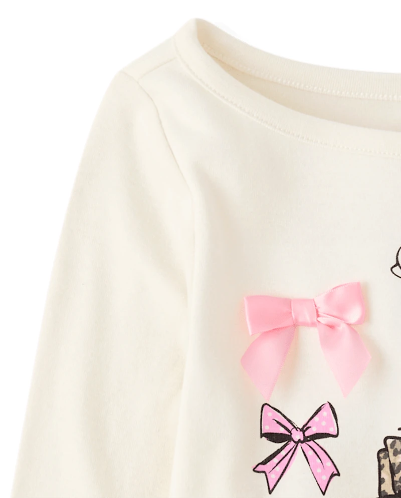 Haut à manches coudes Hello Kitty® et ses amis pour filles