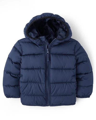 Doudoune à capuche pour petits garçons