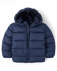 Doudoune à capuche pour petits garçons
