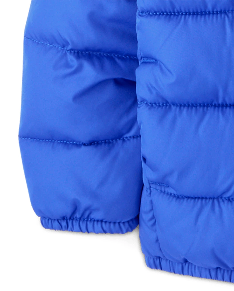 Toddler Boys Hooded Puffer Jacket