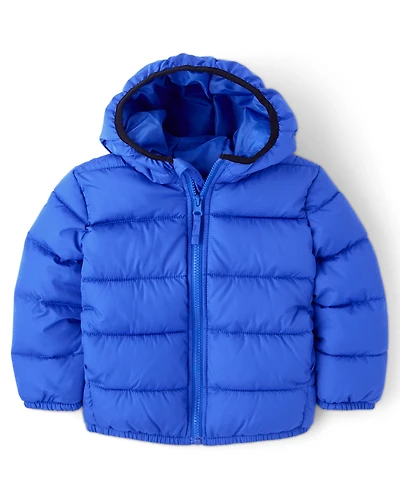 Toddler Boys Hooded Puffer Jacket