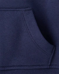 Baby And Toddler Boys Varsity Premium Fleece Zip Up Hoodie