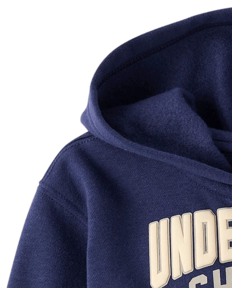 Baby And Toddler Boys Varsity Premium Fleece Zip Up Hoodie