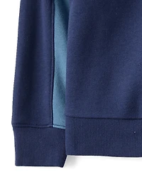 Baby And Toddler Boys Colorblock Premium Fleece 2-Piece Outfit Set