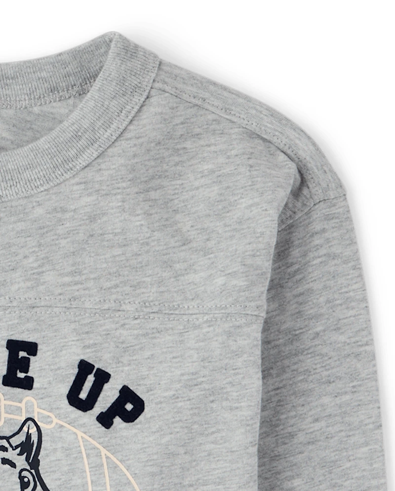 Baby And Toddler Boys Varsity Graphic Top