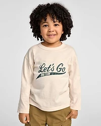 Baby And Toddler Boys Varsity Graphic Top