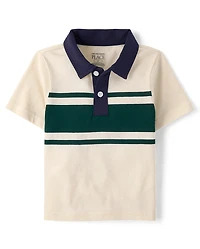 Baby And Toddler Boys Striped Soft Jersey Polo