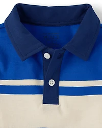 Baby And Toddler Boys Striped Soft Jersey Polo