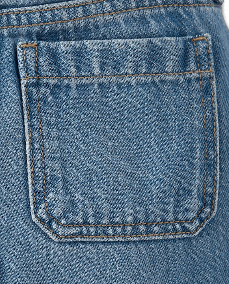 Girls Baggy Cargo Jeans