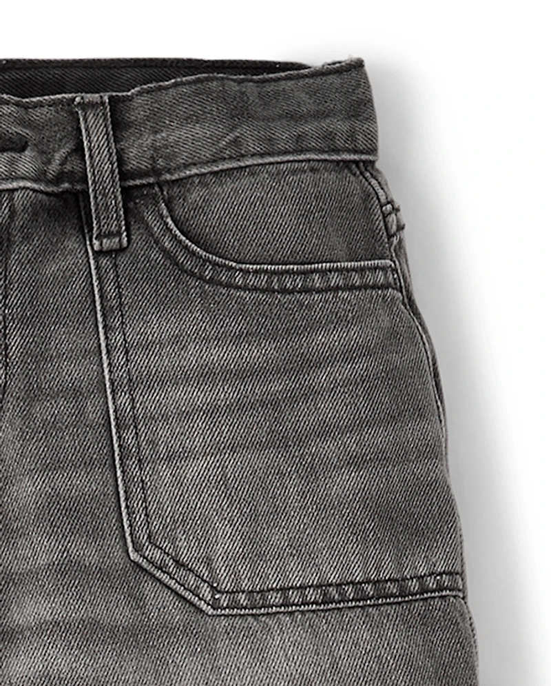 Girls Baggy Cargo Jeans