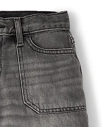 Girls Baggy Cargo Jeans