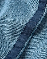 Girls Side Stripe Baggy Jeans