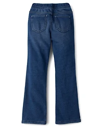 Girls French Terry Flare Sweatpant Jeans