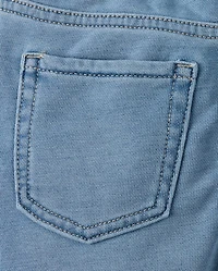 Girls French Terry Wide Leg Sweatpant Jeans