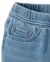 Girls French Terry Wide Leg Sweatpant Jeans