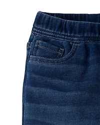Girls French Terry Wide Leg Sweatpant Jeans