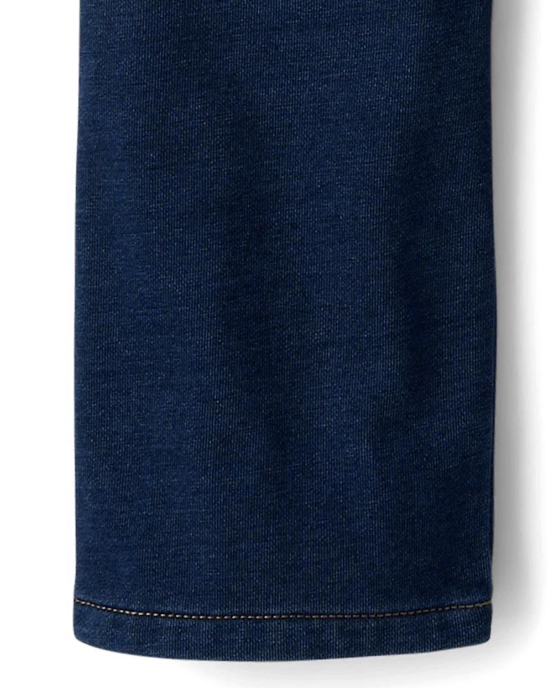 Girls French Terry Wide Leg Sweatpant Jeans