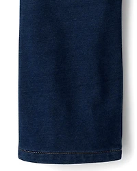 Girls French Terry Wide Leg Sweatpant Jeans