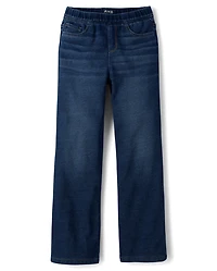 Girls French Terry Wide Leg Sweatpant Jeans
